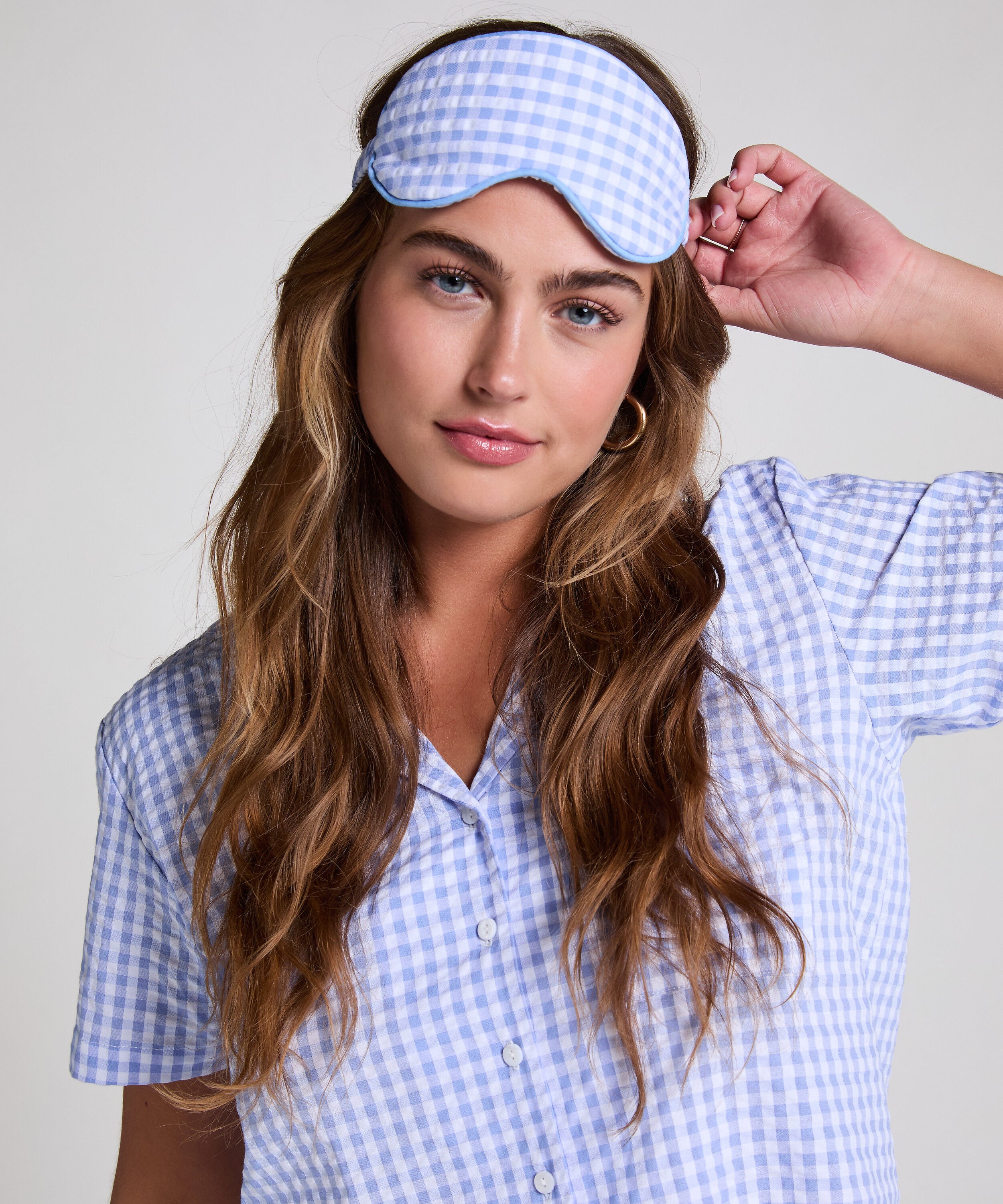 Slaapmasker, Blauw