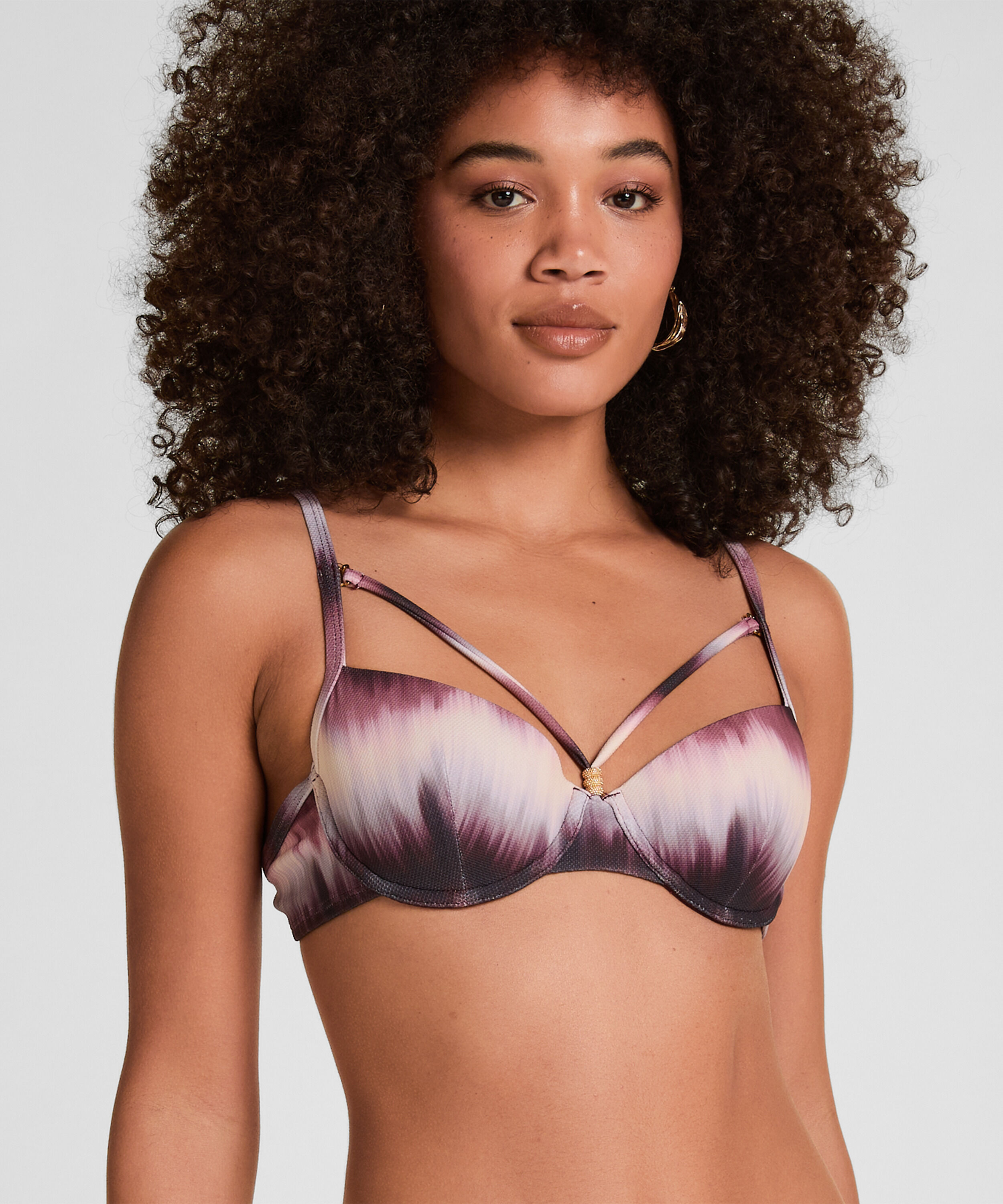 Voorgevormde Beugel Bikinitop Mauritius, Paars Voorgevormde Beugel Bikinitop Mauritius, Paars