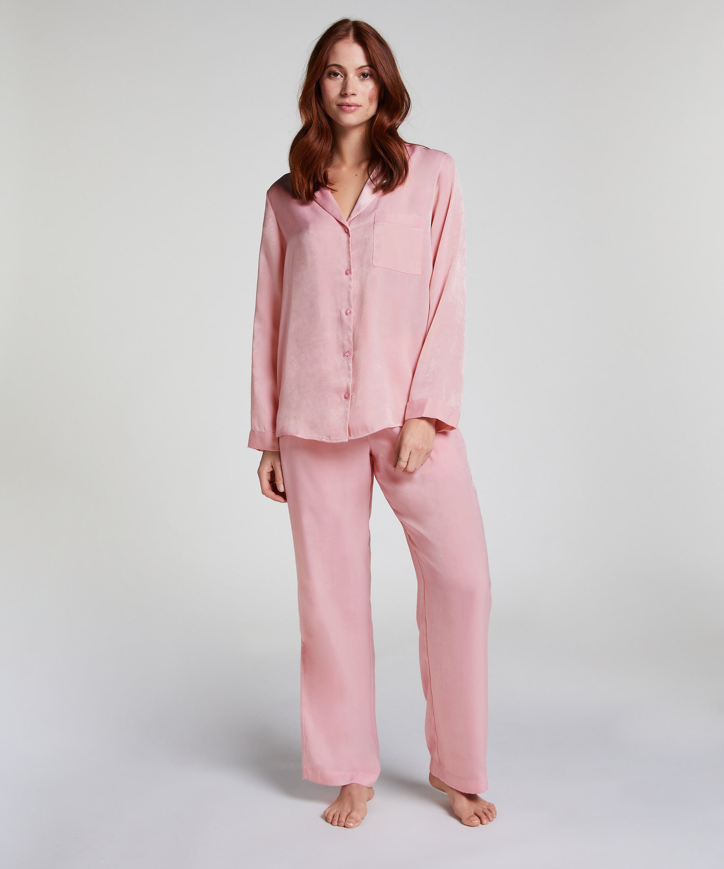 Broek Satijn, Roze