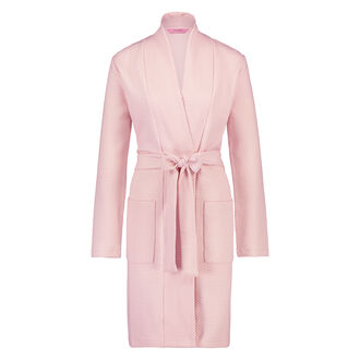 Badjas Jersey Jacquard, Roze