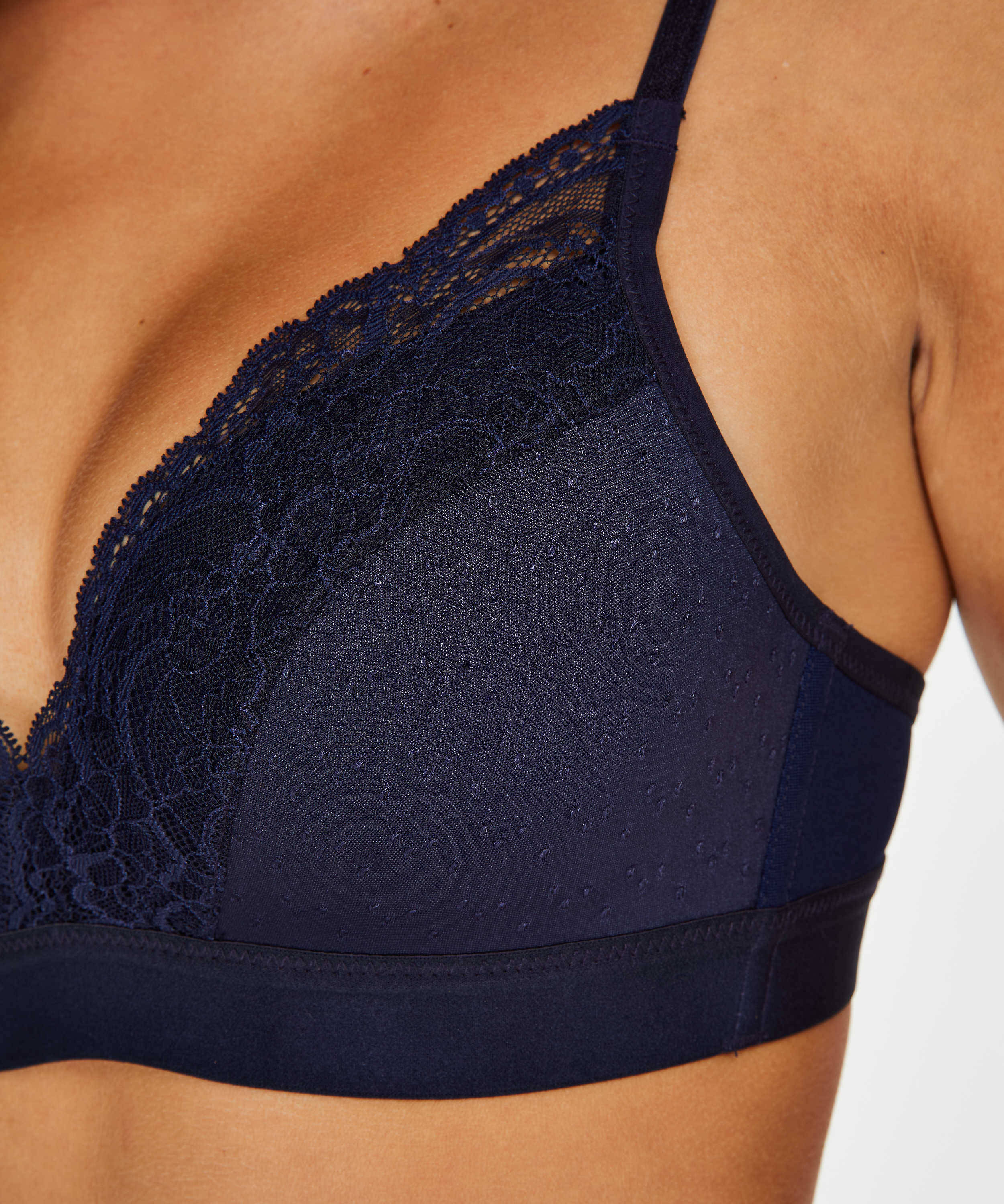 Voorgevormde bh zonder beugel Sophie, Blauw, main