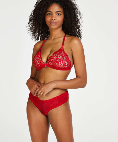 V-shape brazilian Flock Heart, Rood
