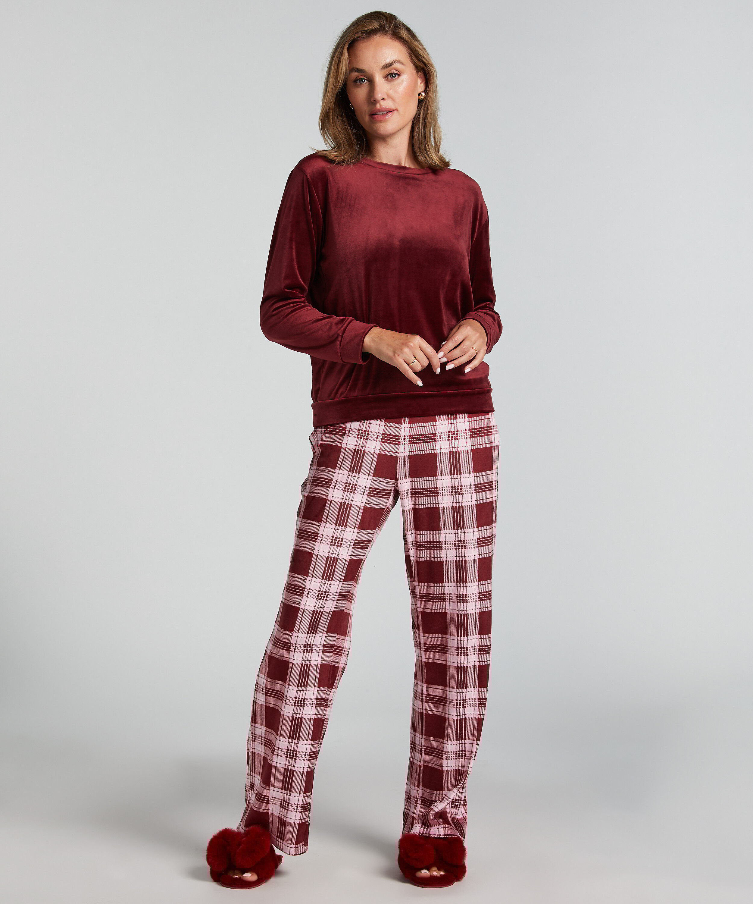 Pyjamaset Velours, Paars