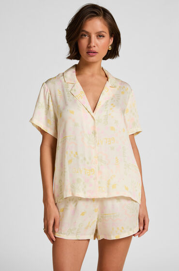 Hunkemöller Short Satin Wit