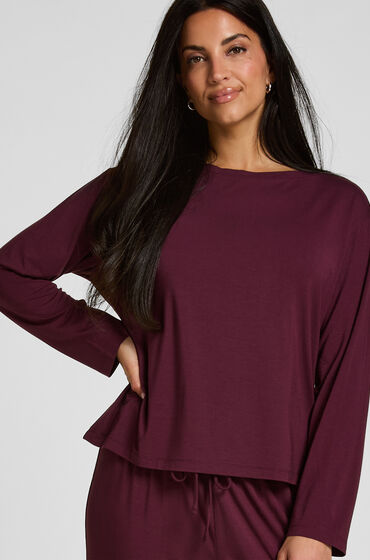 Hunkemöller Top Jersey Essential Paars