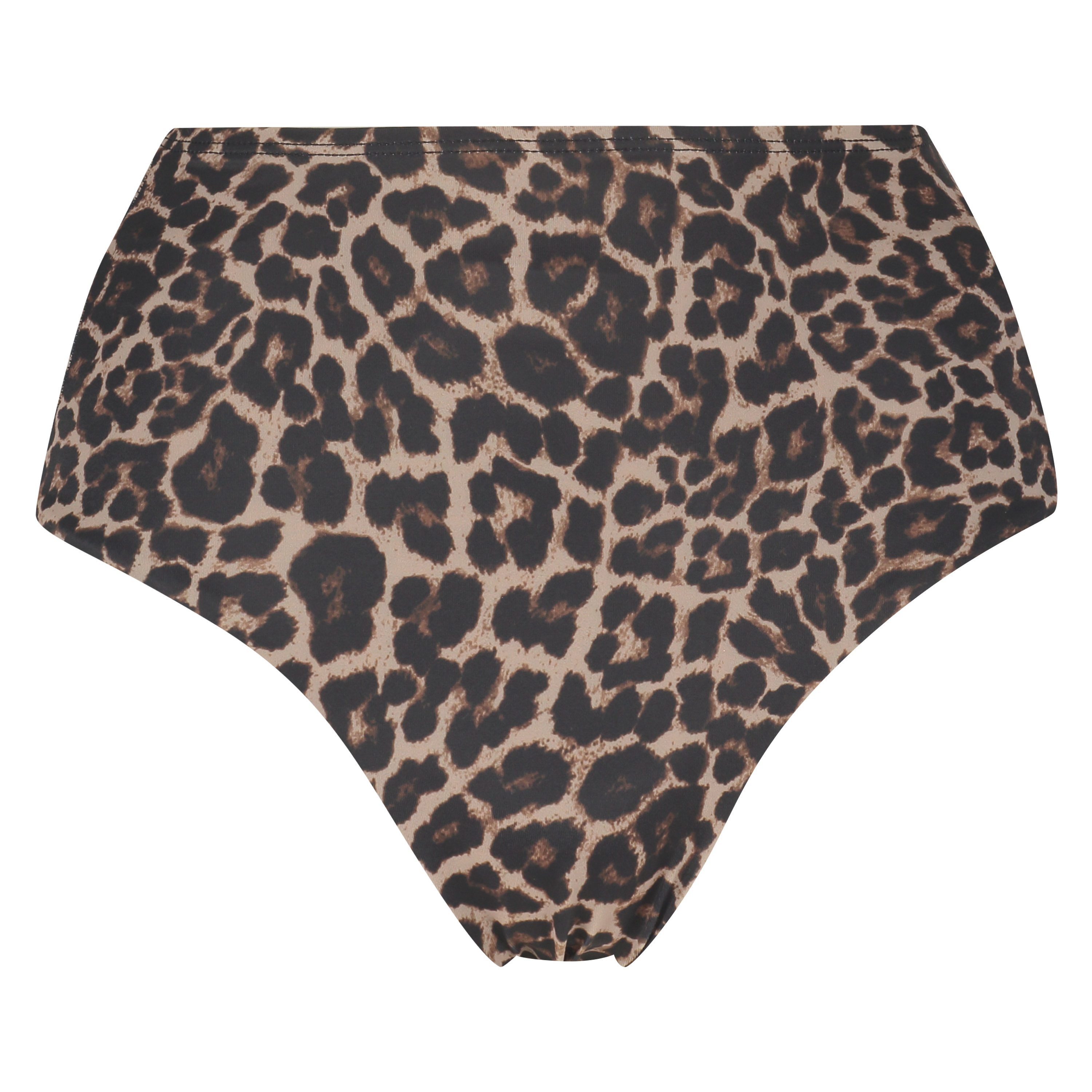 Hoog Brazilian bikinibroekje Leopard, Beige, main