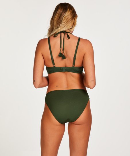Voorgevormde beugel bikinitop Scallop, Groen