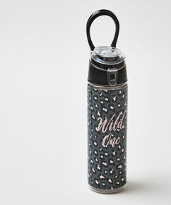 Patched infused water bottle, Groen