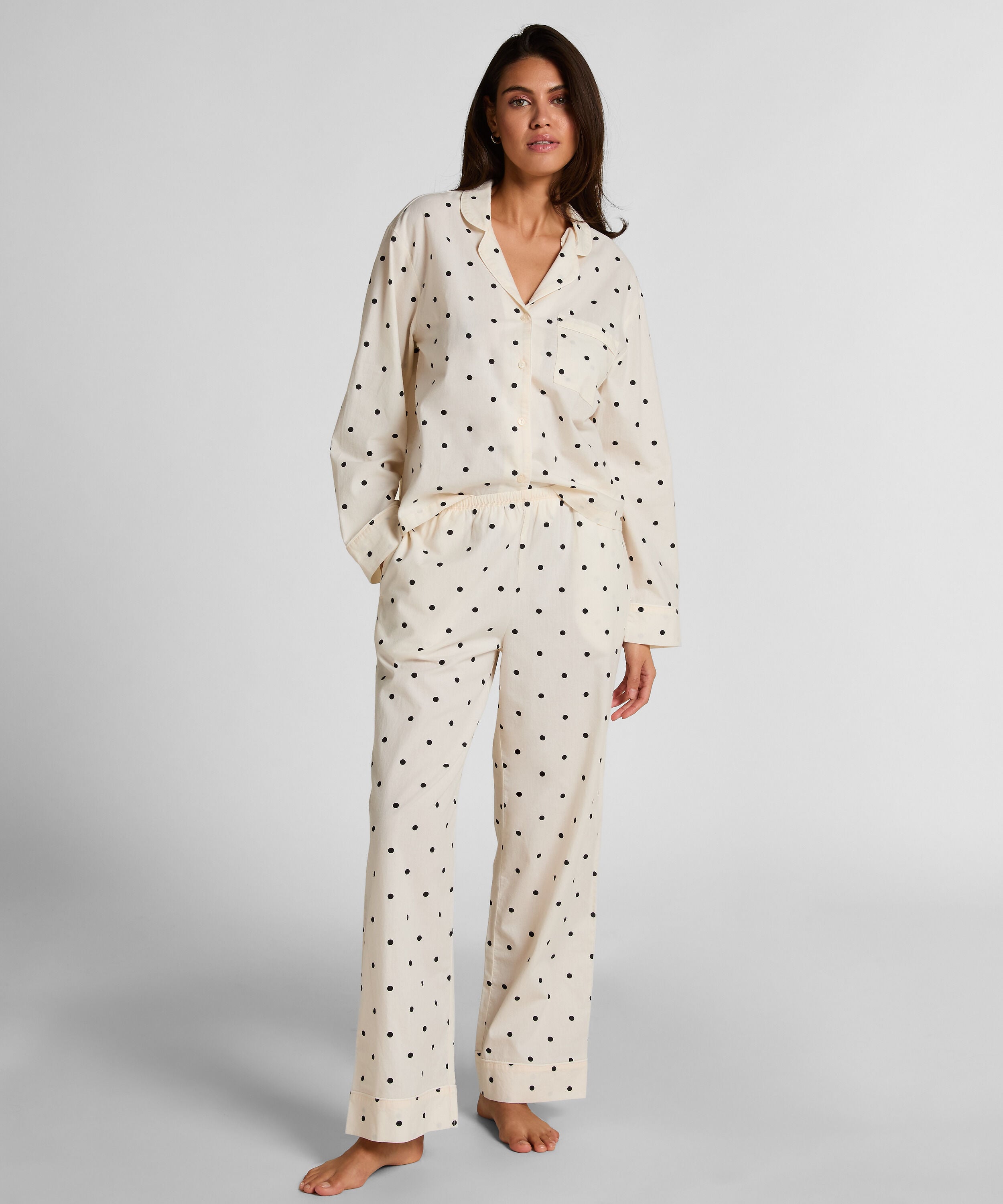 Katoenen broek met Stippen
