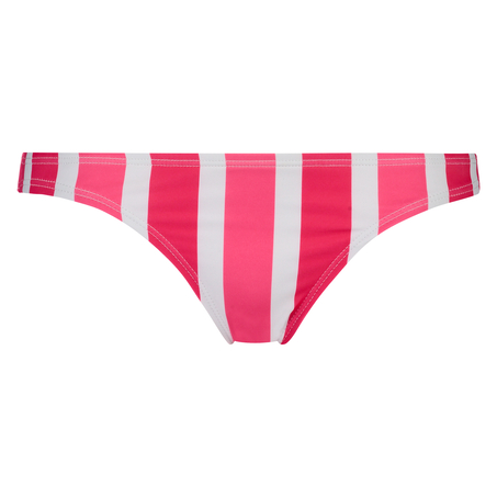 Laag Brazilian bikinibroekje Candy Stripes, Roze