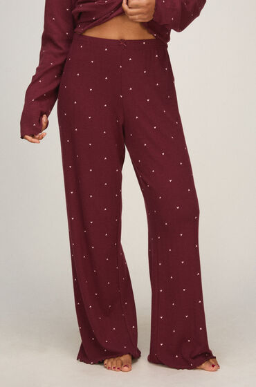 Hunkemöller Broek Loose Pointelle Paars
