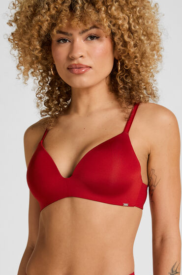 Hunkem&ouml;ller Voorgevormde bh zonder beugel Mona Rood