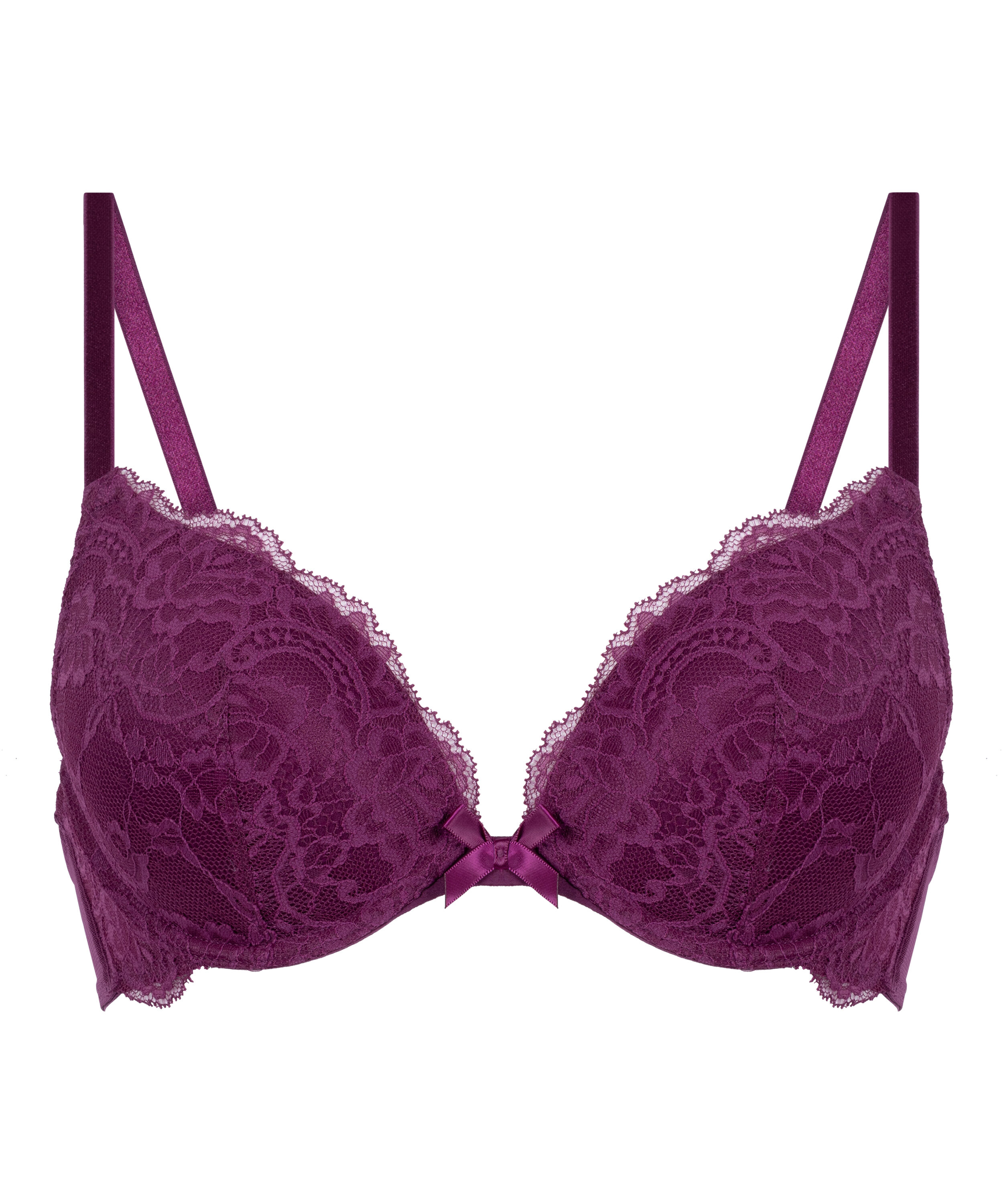 Voorgevormde push-up beugel bh Teddy, Paars