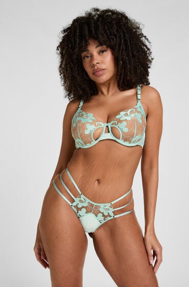 Hunkem&ouml;ller Hoog Uitgesneden Brazilian Beatrice Groen