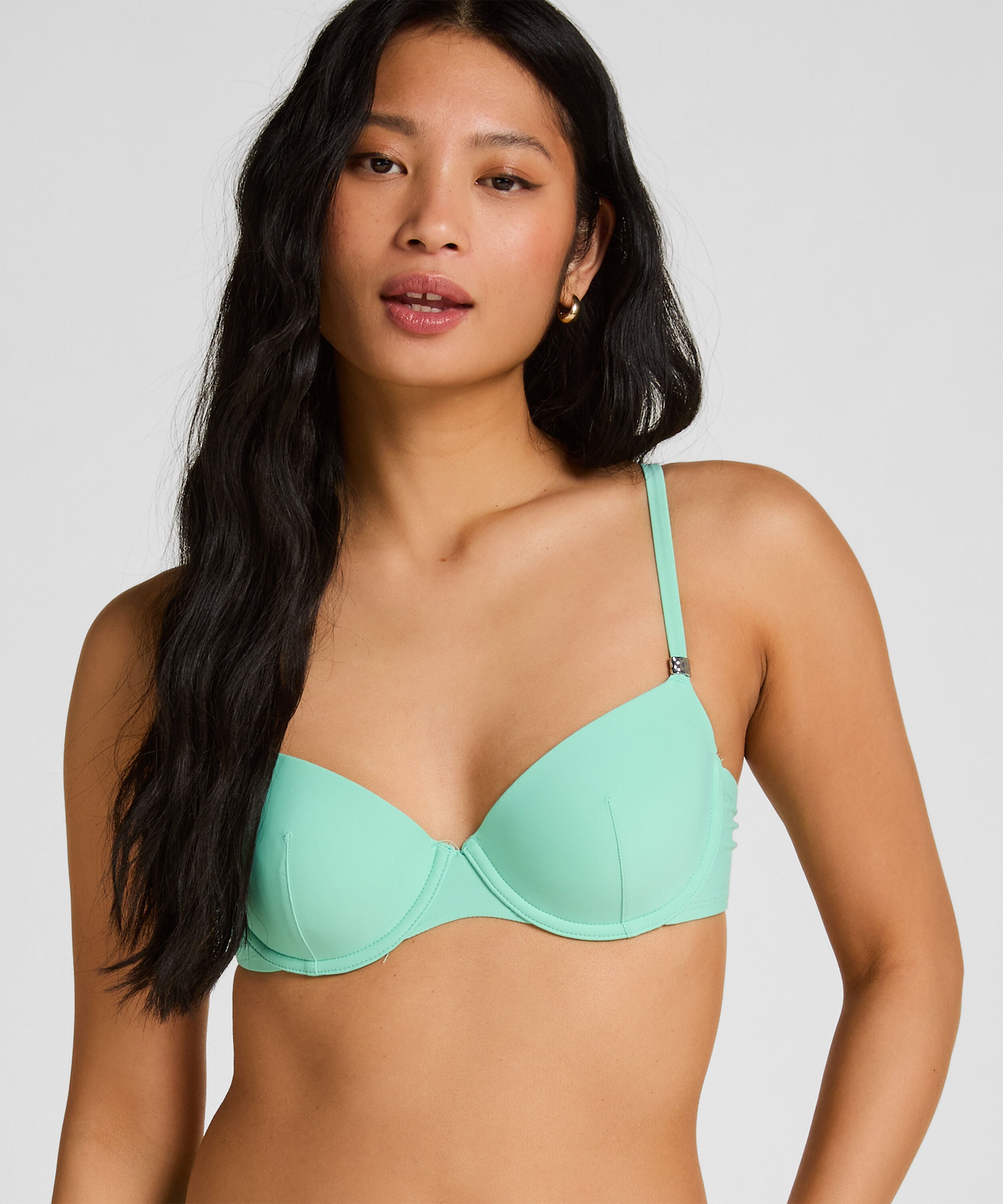 Voorgevormde Beugel Bikinitop Luxe, Groen Voorgevormde Beugel Bikinitop Luxe, Groen