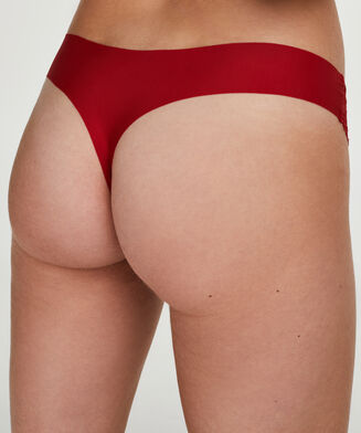 String Invisible lace front, Rood
