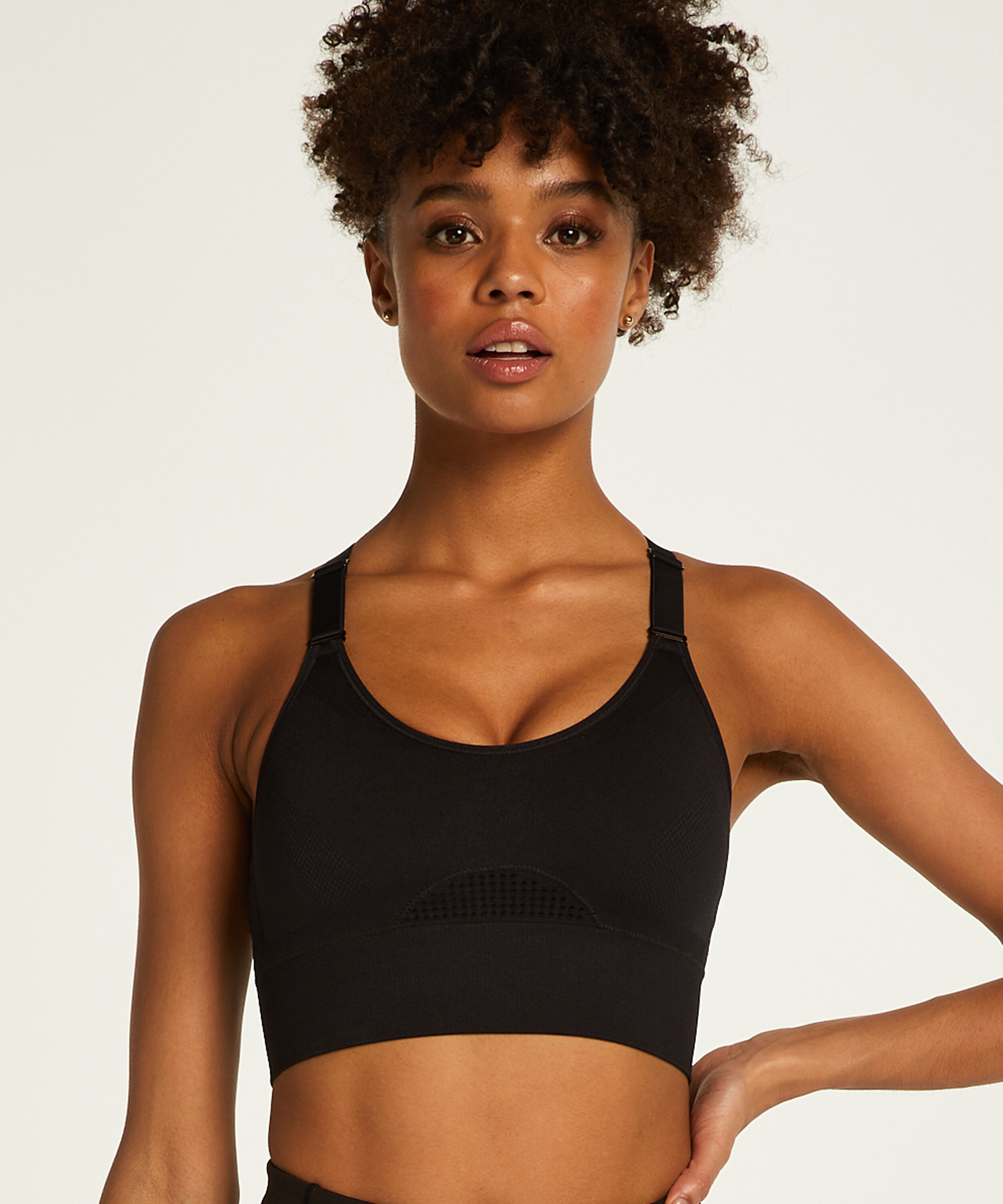 HKMX sport bh The comfort Level 1, Zwart