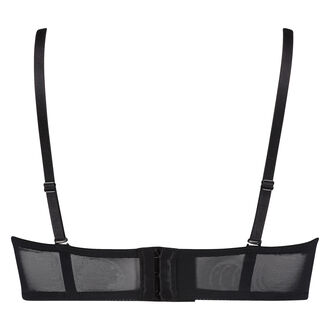 Voorgevormde strapless beugel bh Maya, Zwart