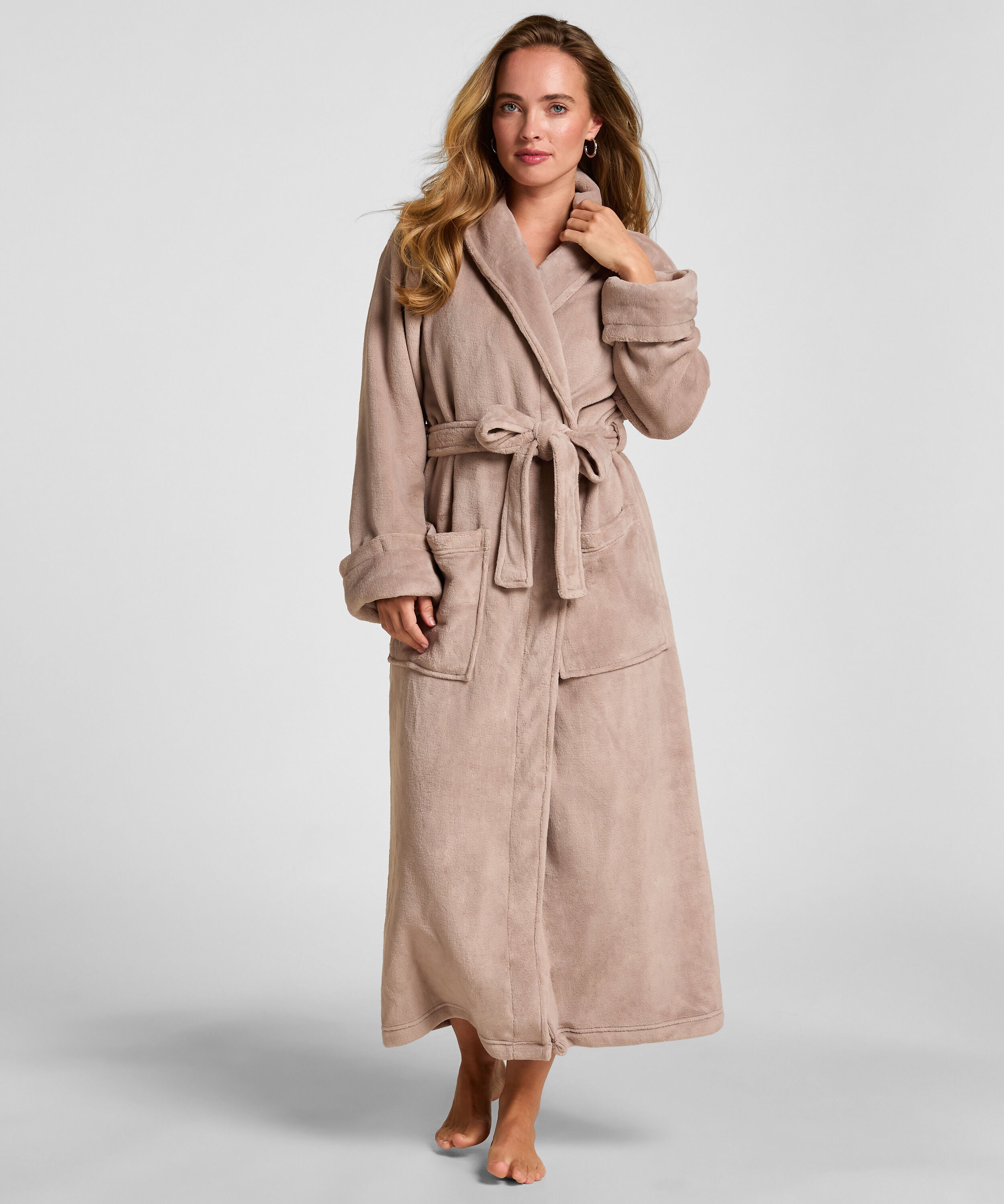 Badjas van zachte fleece