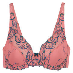 Niet voorgevormde beugel bh Diva, Roze