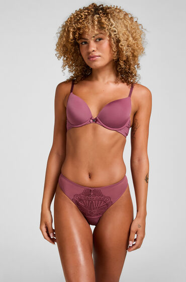 Hunkemöller Voorgevormde beugel bh Plunge Paars