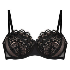 Voorgevormde strapless beugel bh Lucia, Zwart