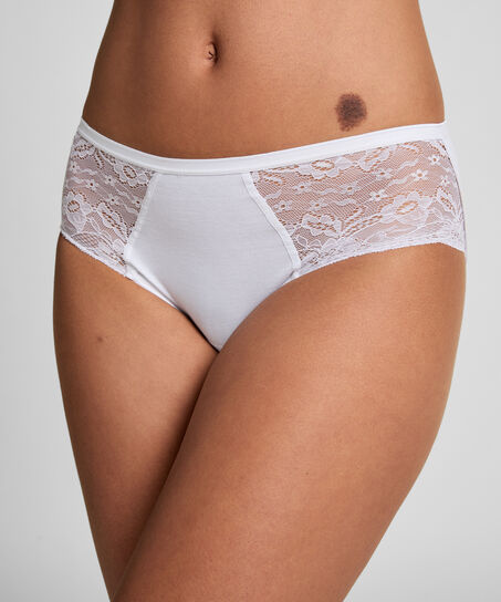 Superslip Lace Midi, Wit