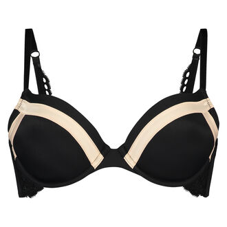 Voorgevormde beugel bh Nikki, Zwart