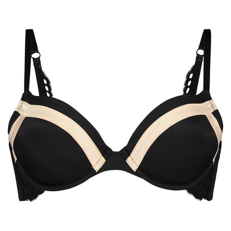 Voorgevormde beugel bh Nikki, Zwart