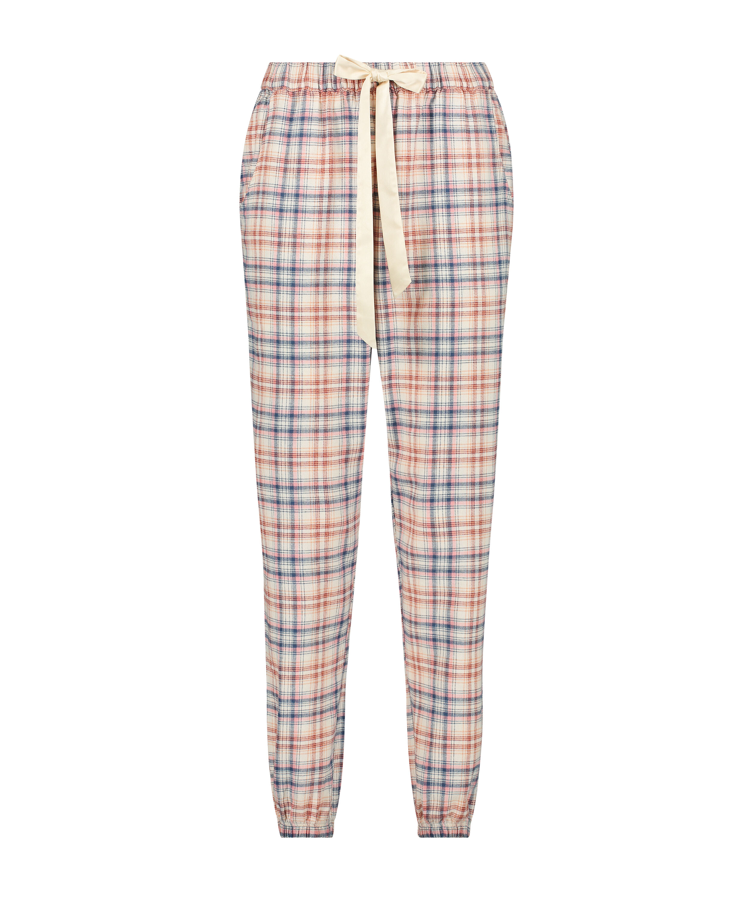 Pyjamabroek Check, Beige