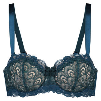 Voorgevormde strapless beugel bh Latrice, Blauw