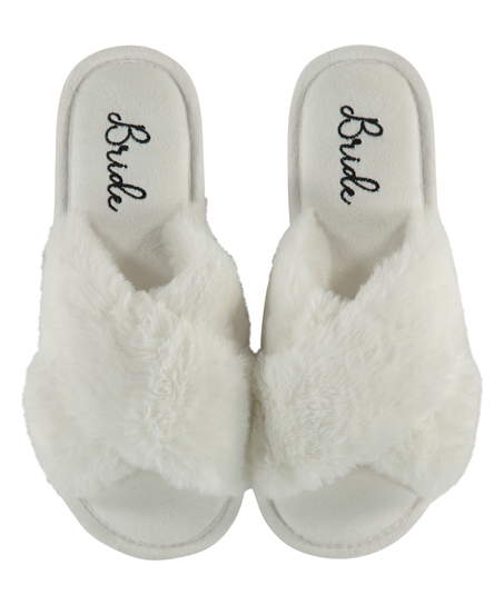 Slippers Bridal, Wit