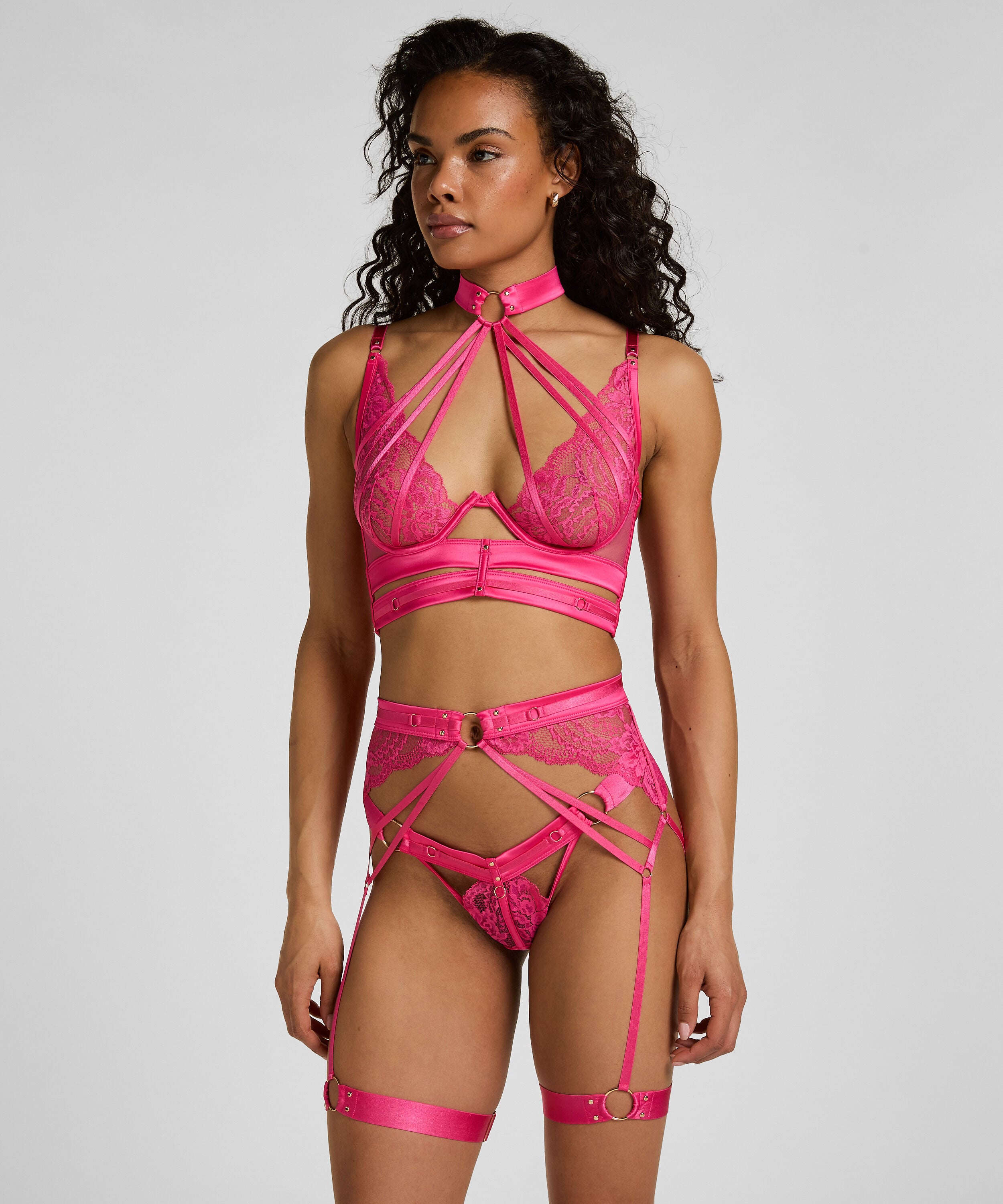 Jarretelgordel Emmeline, Roze
