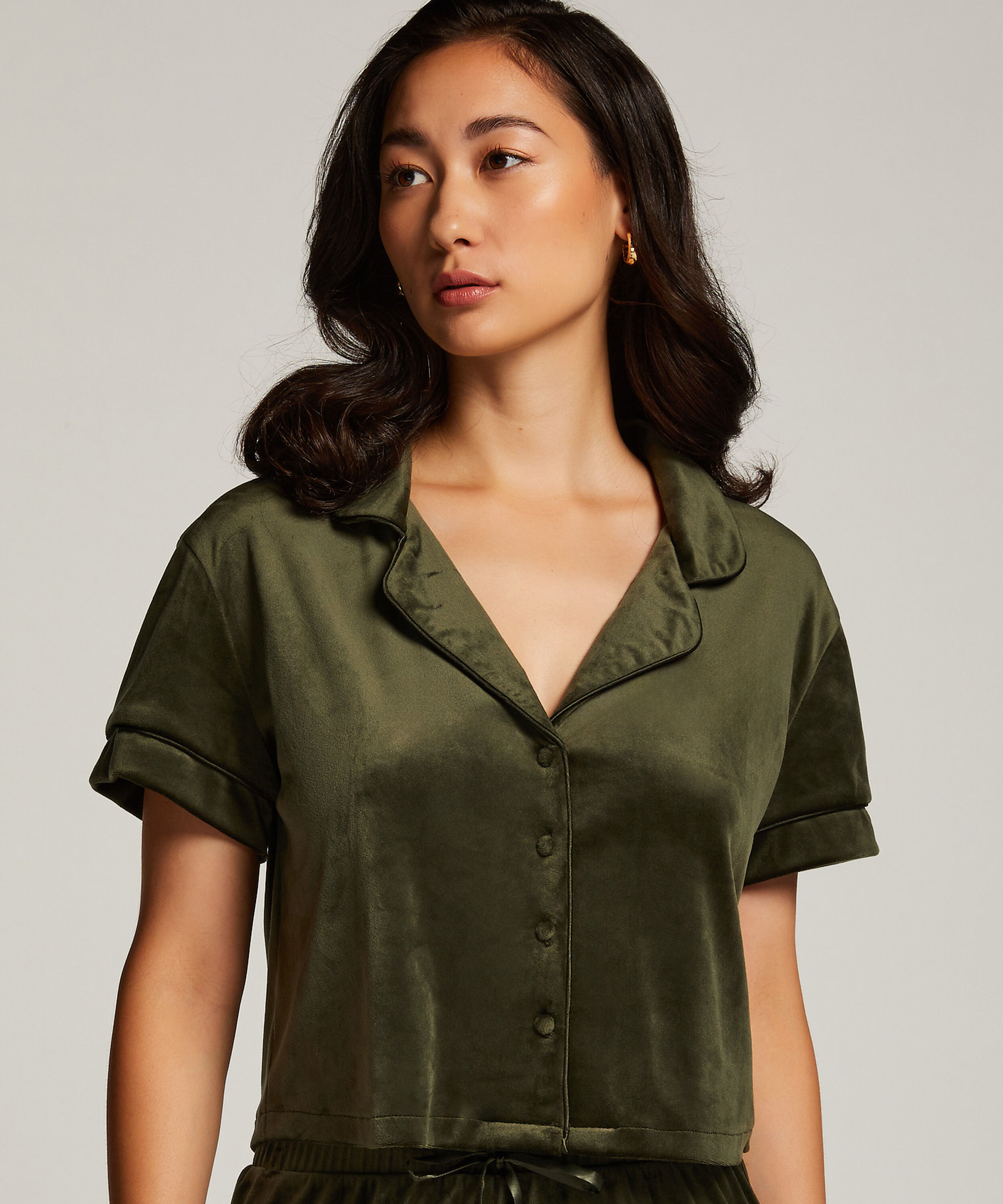 Velours Jacket, Groen