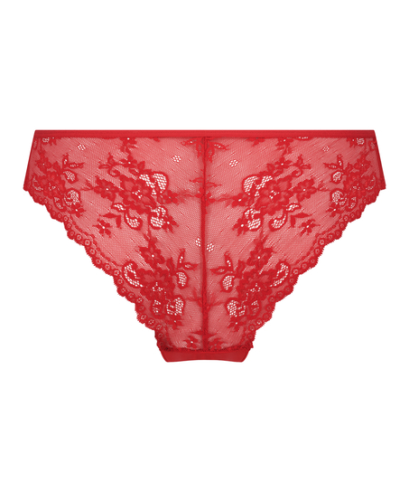 Invisible brazilian Lace Back, Rood