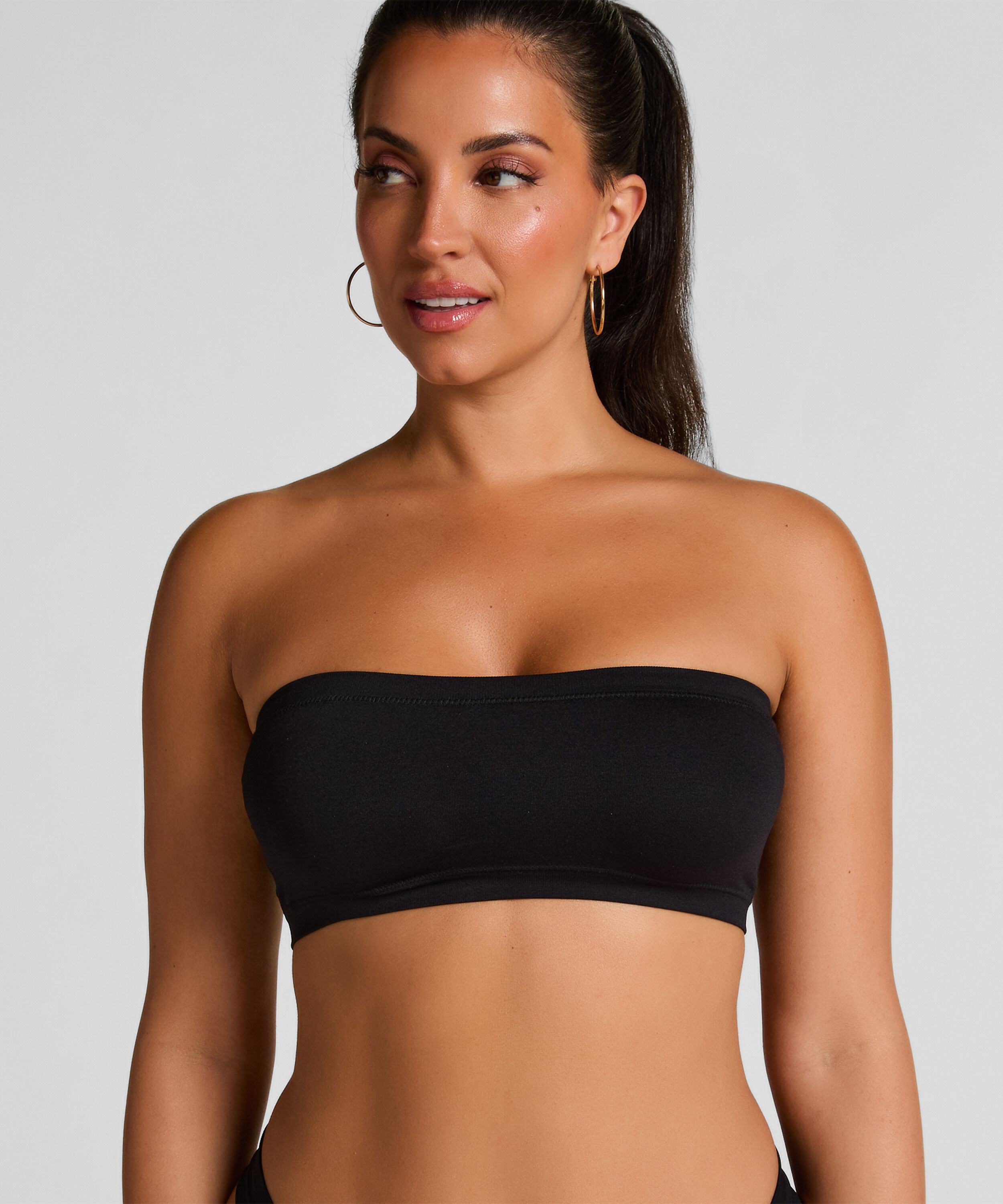 Bandeau Bralette Dide, Zwart Bandeau Bralette Dide, Zwart