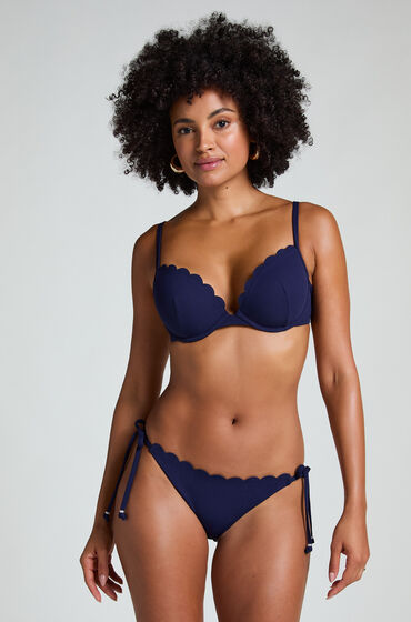 Hunkem&ouml;ller Bikinibroekje Scallop Blauw