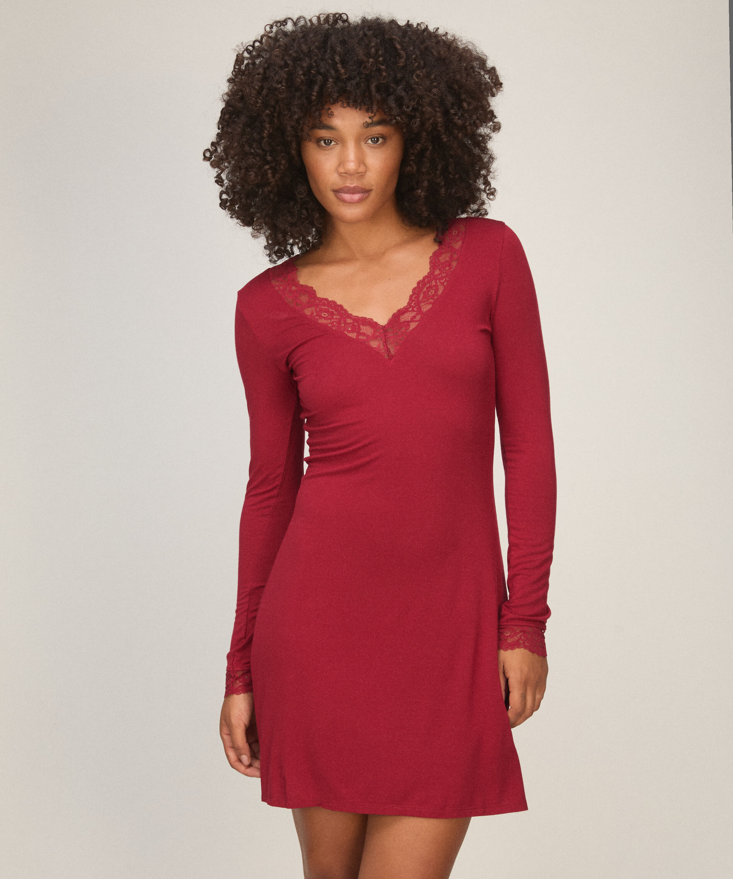 Nachthemd Lace Nana, Rood Nachthemd Lace Nana, Rood