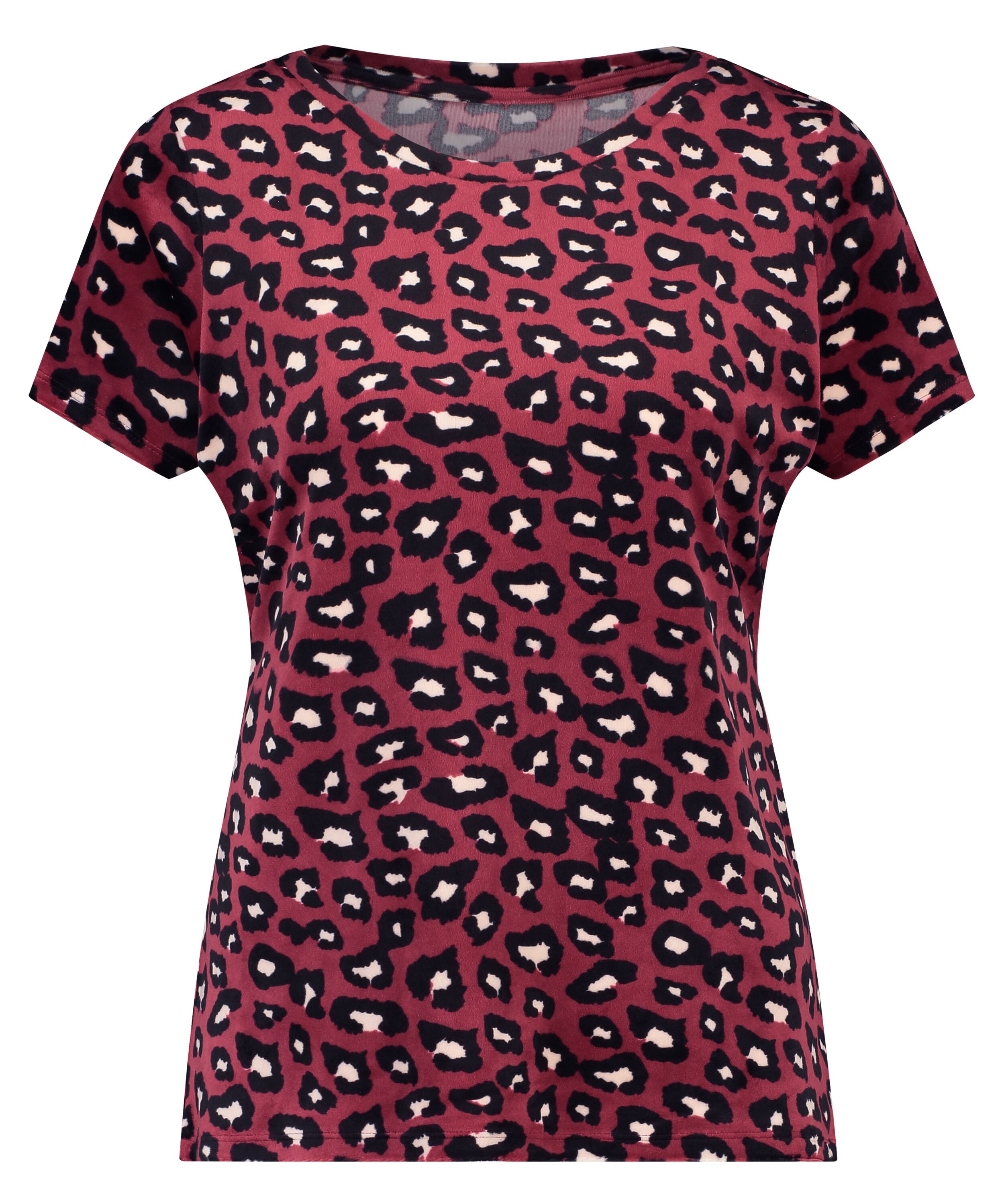 Pyjamatop Velours, Rood