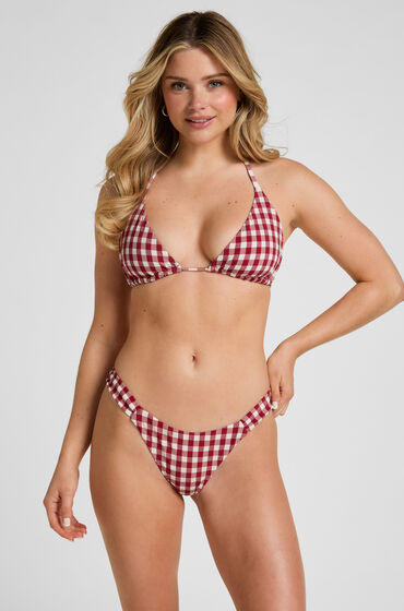Hunkemöller Hoog Uitgesneden Bikinibroekje Amalfi Rood
