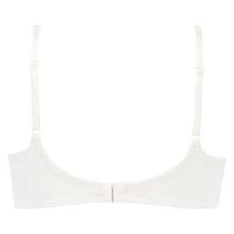 Voorgevormde beugel bh Satin fleece, Wit