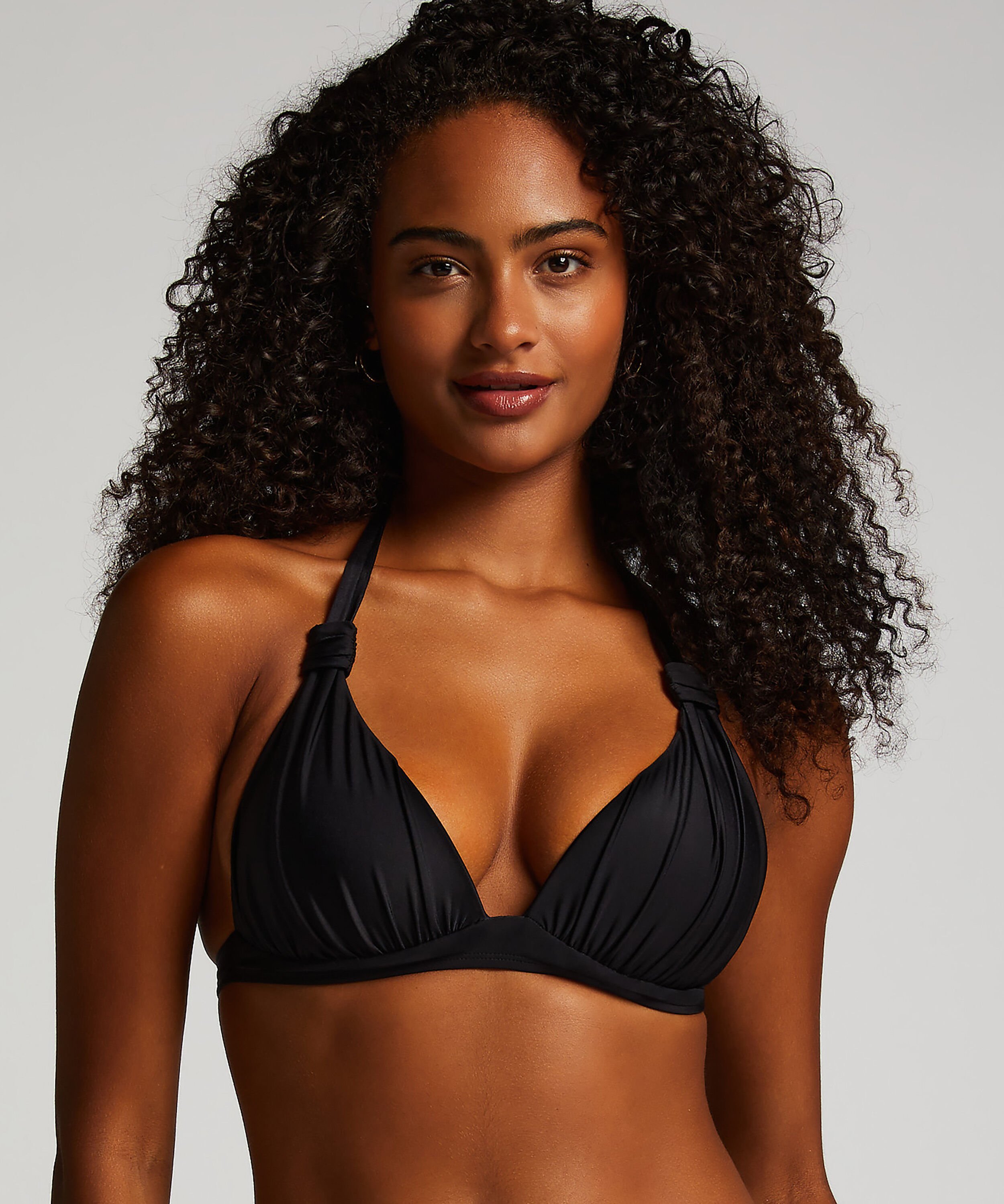 Triangel bikinitop Luxe, Zwart Triangel bikinitop Luxe, Zwart