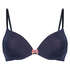 Voorgevormde beugel bh Plunge, Blauw