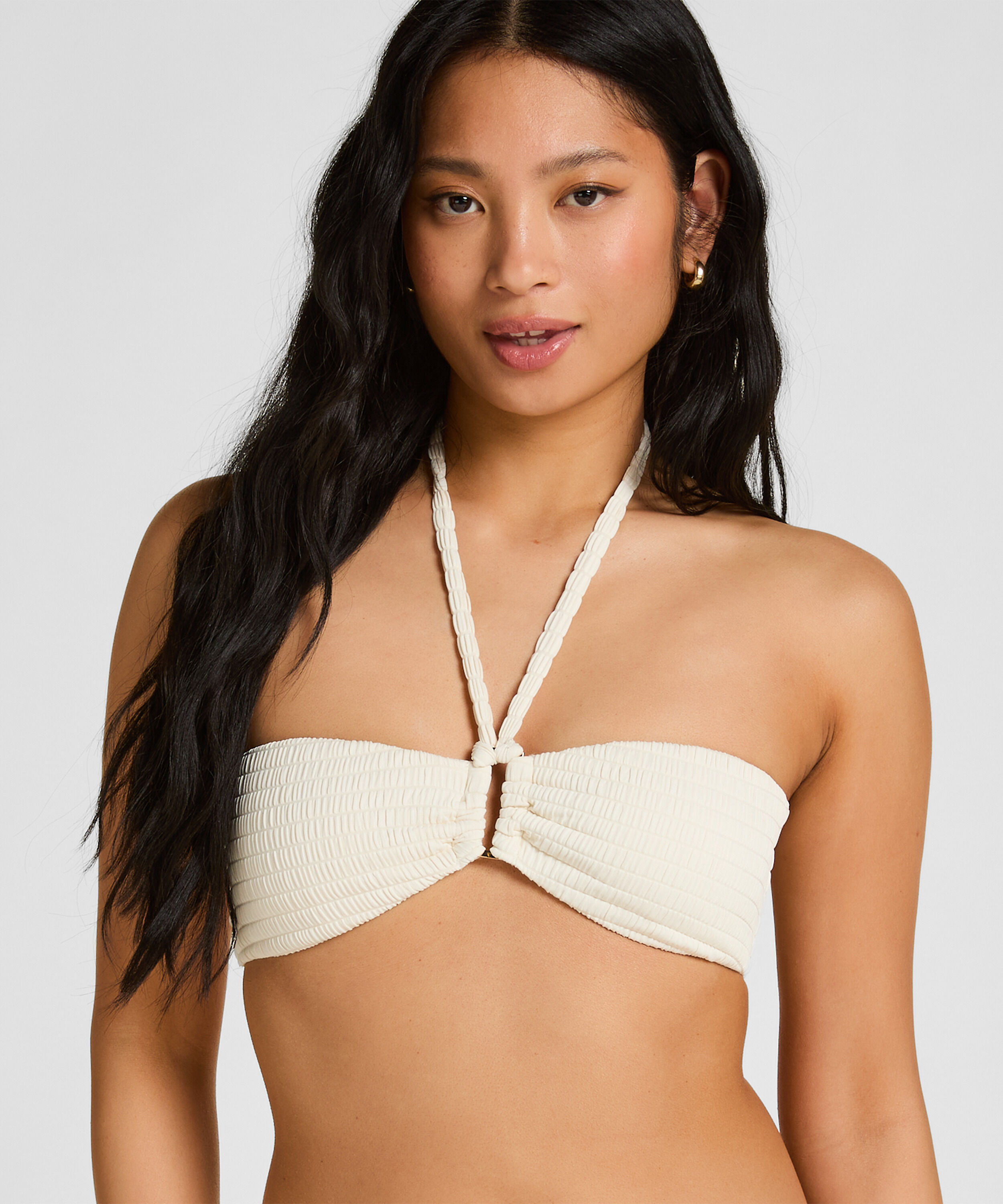 Bandeau Bikinitop St Kitts, Wit
