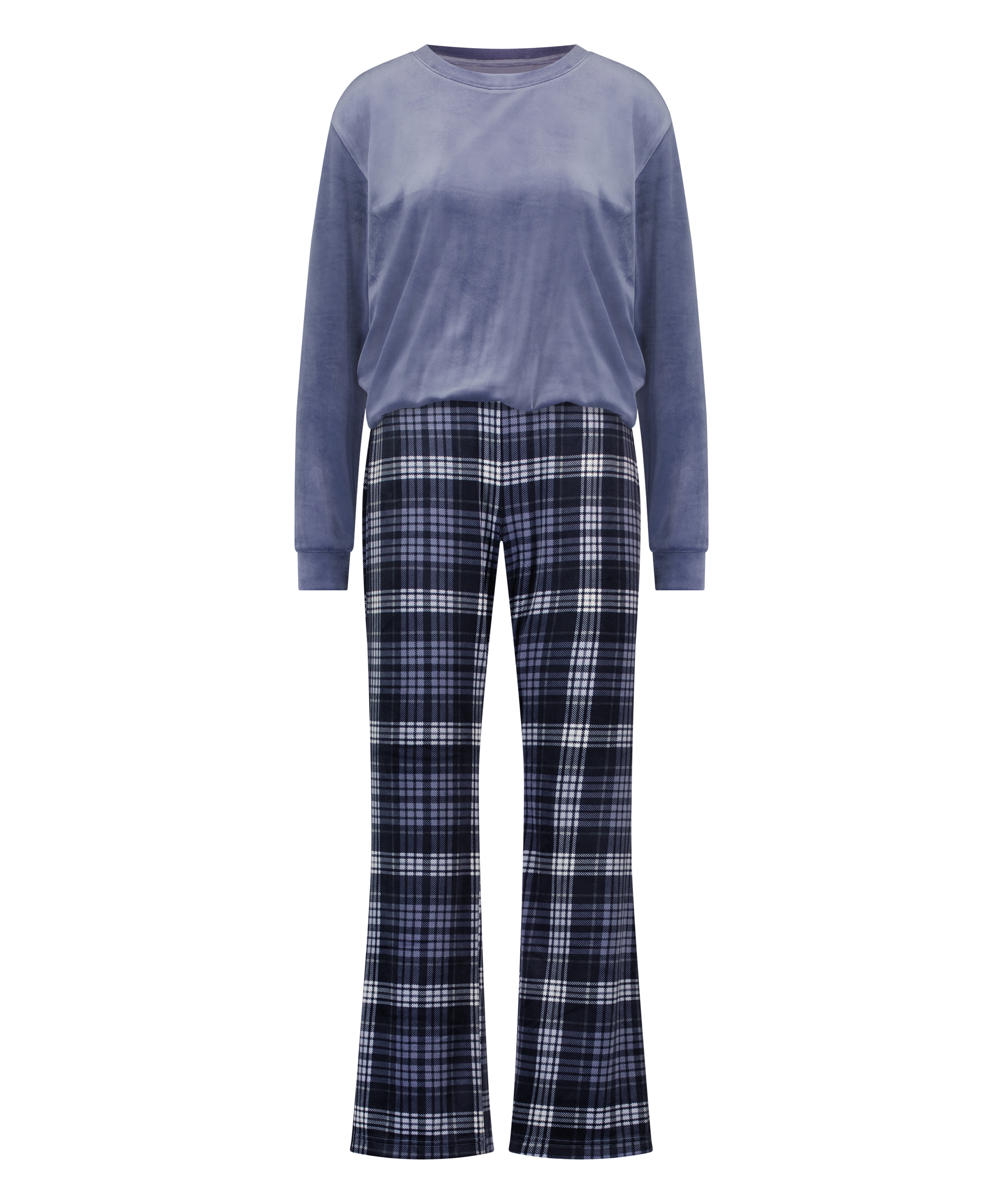 Pyjamaset met tas, Blauw, main