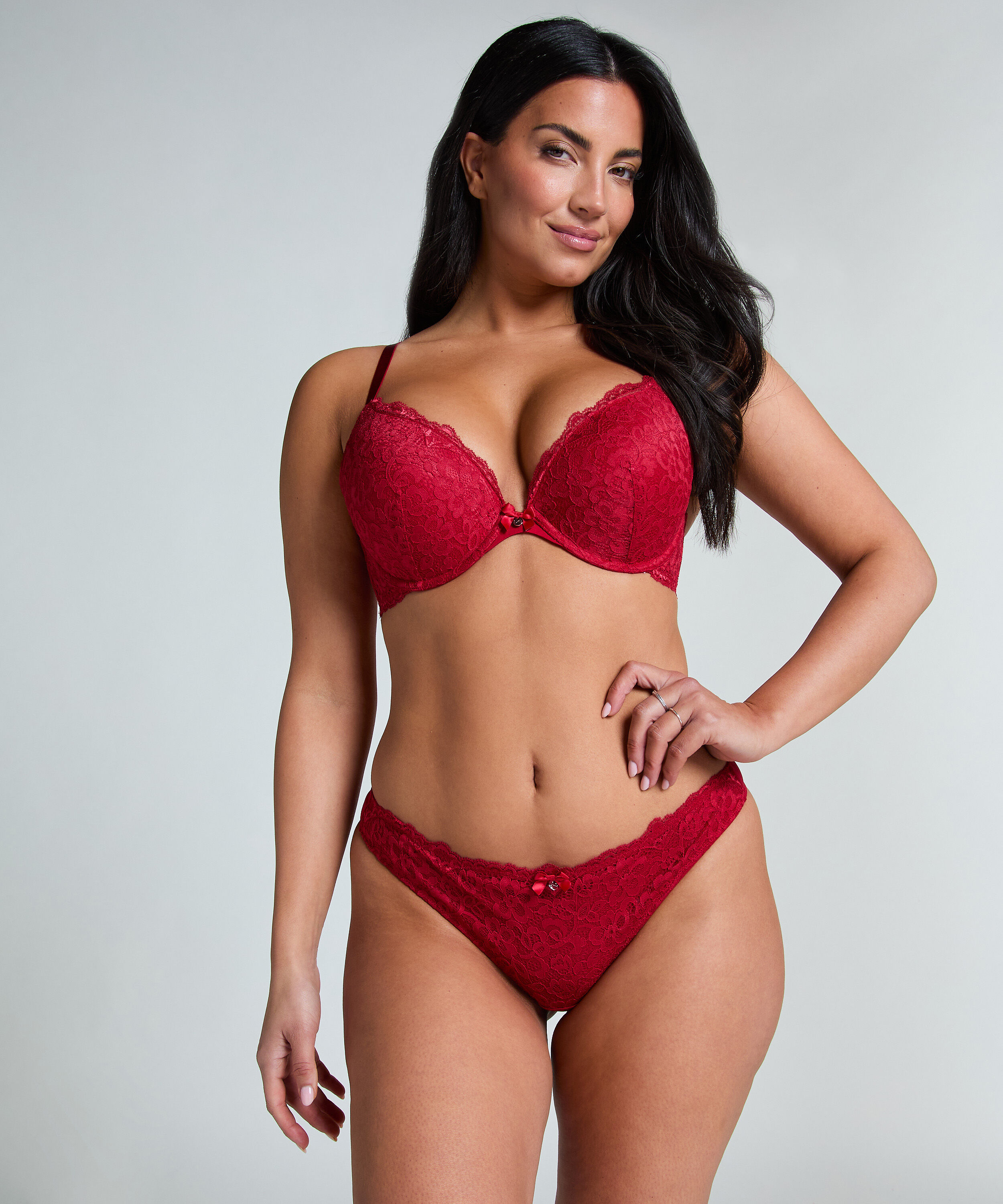 Voorgevormde push-up beugel bh Marine