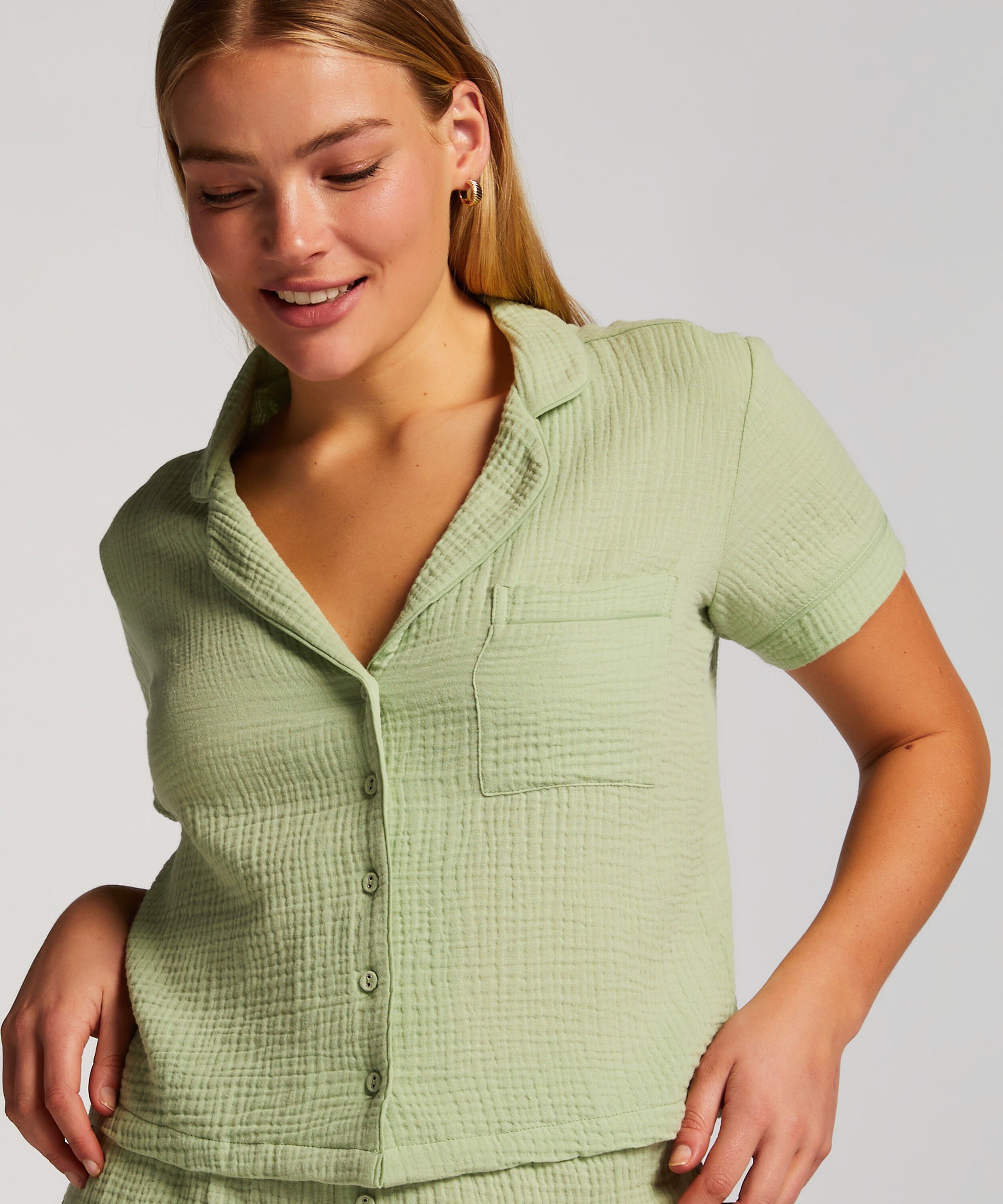 Pyjama top Springbreakers, Groen
