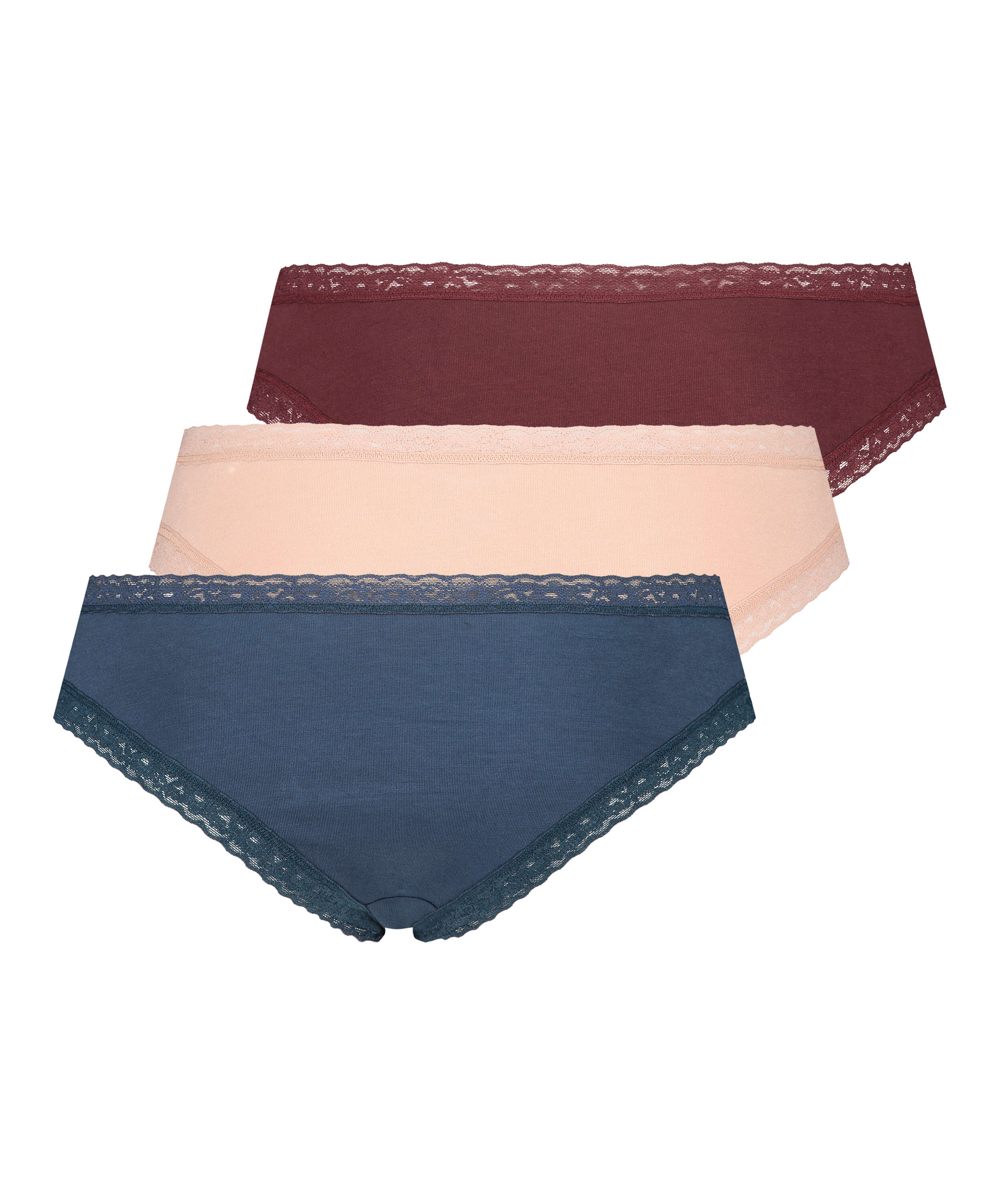 3 paar brazilians Wild Girls Club, Rood, main