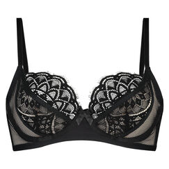 Niet-voorgevormde beugel bh Lucia, Zwart