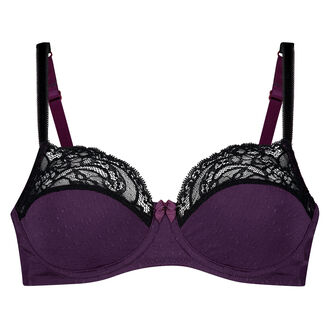 Niet voorgevormde beugel bh Sophie, Paars